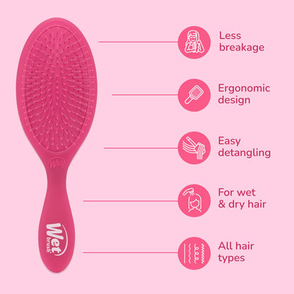 Wet Brush Original Detangler Hair Brush, Sky, For All Hair Textures