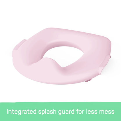 Ingenuity My Size Potty Pro 2-in-1 Potty Training Toilet, Floor Potty with Removable Potty Seat for Standard Toilets, Realistic Flushing Sound, for Toddlers Ages 18+ Months, Up to 50 lb