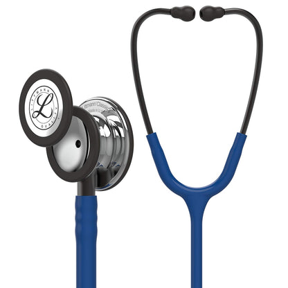 3M Littmann Classic III Monitoring Stethoscope, 5803, More Than 2X as Loud, Weighs Less, Stainless Steel Black-Finish Chestpiece, 27" Black Tube, Stem and Headset
