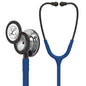 3M Littmann Classic III Monitoring Stethoscope, 5803, More Than 2X as Loud, Weighs Less, Stainless Steel Black-Finish Chestpiece, 27" Black Tube, Stem and Headset
