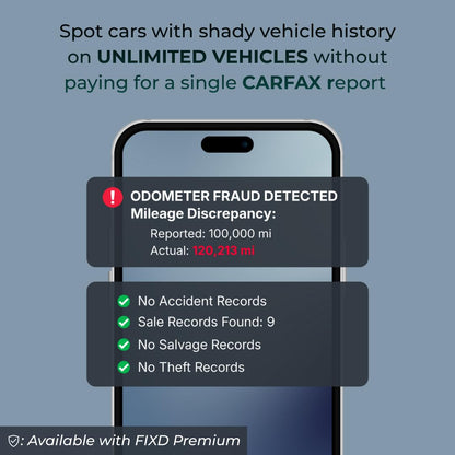 FIXD Bluetooth OBD2 Scanner - Car Diagnostic Check Engine Code Reader