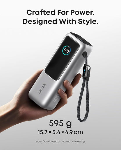 Anker Laptop Power Bank, 25,000mAh Travel Essential with 165W Total Output