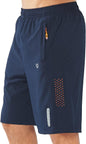 NORTHYARD Men's Athletic Running Shorts Gym Workout 7"/9"/5" Zipper Pockets