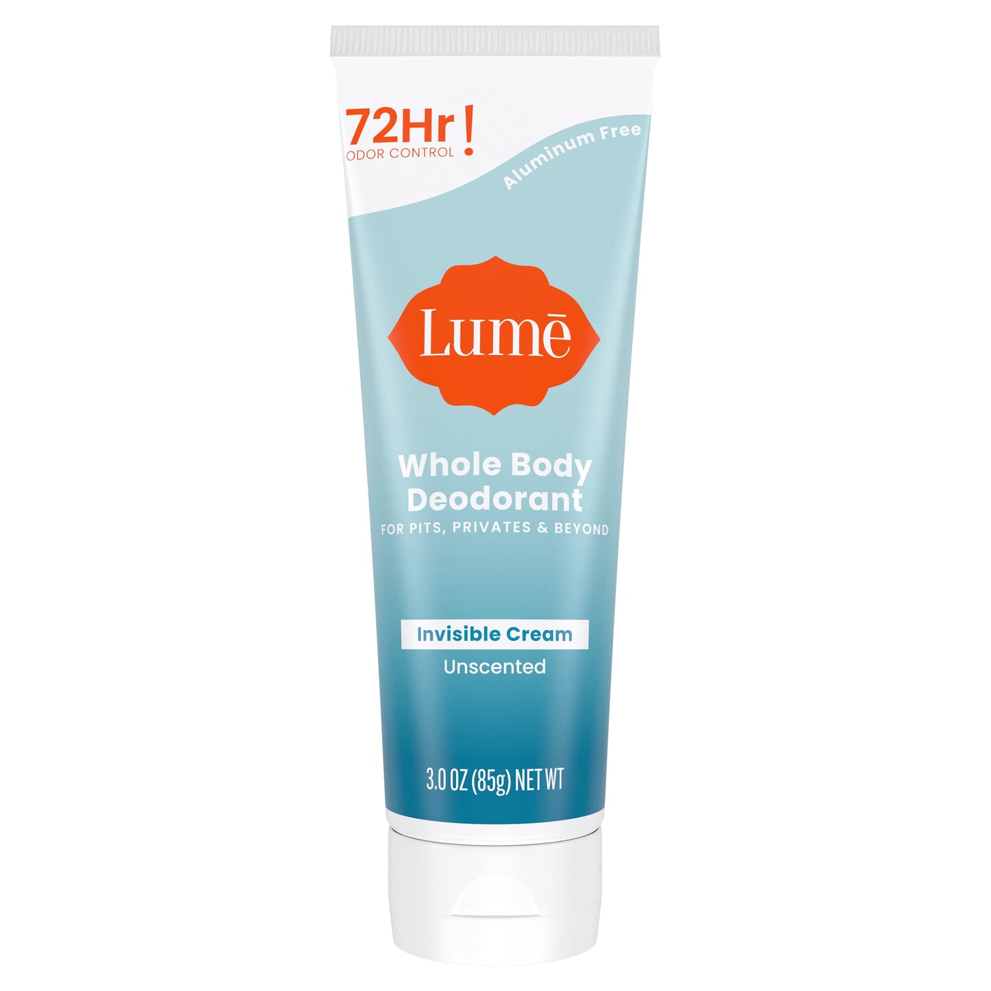 Lume Whole Body Deodorant - Cream Tube - 3 oz (Clean Tangerine)
