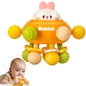Baby Montessori Sensory Teething Toy 0-6 6-12 Months, Teether Ball & Rattle