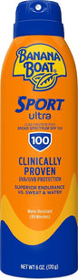Banana Boat Sport SPF 50 Sunscreen Spray, 6 oz (2 Pack)