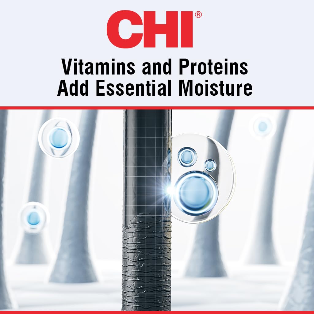 CHI 44 Iron Guard Thermal Protection Spray for Hair, Heat Damage Shield with Ceramic Minerals, Lightweight Styling Spray, Frizz Control & Shine Enhancer, 8 Fl Oz
