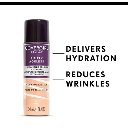 COVERGIRL Simply Ageless 3-in-1 Foundation - 240 Natural Beige