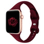 Thin Slim Band Compatible with Apple Watch 38mm 40mm 41mm 42mm 44mm 45mm 46mm 49mm, Replacement Silicone Sport Strap for iWatch Series 11/10/9/8/7/6/5/4/3/2/1 Ultra SE Women Men, Light Blush
