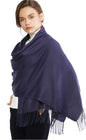 RIIQIICHY Women's Fringe Shawl Wrap Pashmina Scarf for Wedding Evening