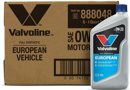Valvoline Advanced Full Synthetic SAE 0W-20 Motor Oil 5 QT