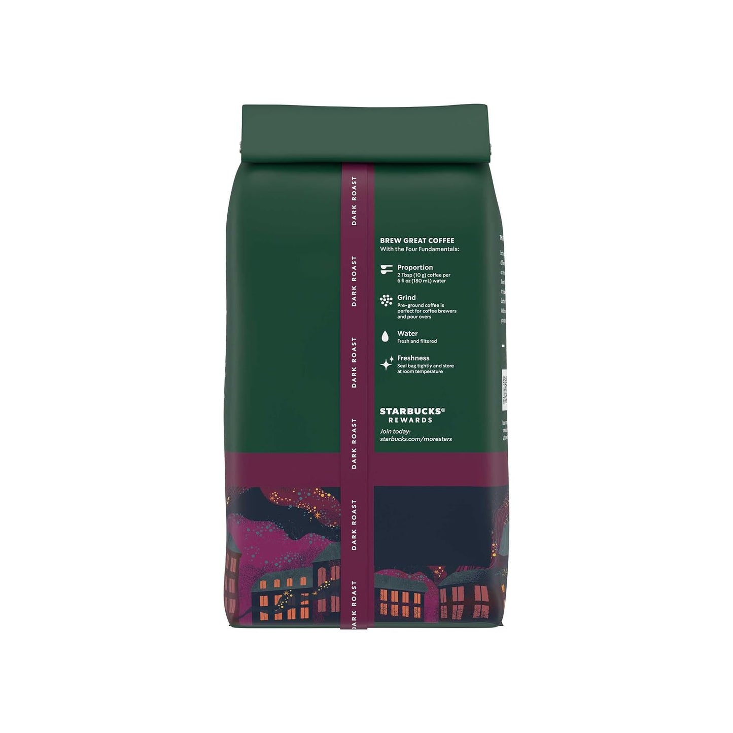 Starbucks Ground Coffee, Dark Roast Coffee, Italian Roast, 100% Arabica, 1 bag (18 oz)