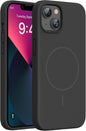 Miracase Magnetic for iPhone 16 Pro Case, Silicone, Black
