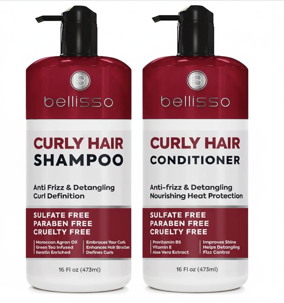 Caffeine Shampoo and Conditioner Set - Volumizing Products for Women and Men - Thickening, Volume Boosting Formula for Thinning and Fine Hair - Sulfate Free, No Parabens - Hydrating, Salon Grade