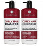Caffeine Shampoo and Conditioner Set - Volumizing Products for Women and Men - Thickening, Volume Boosting Formula for Thinning and Fine Hair - Sulfate Free, No Parabens - Hydrating, Salon Grade