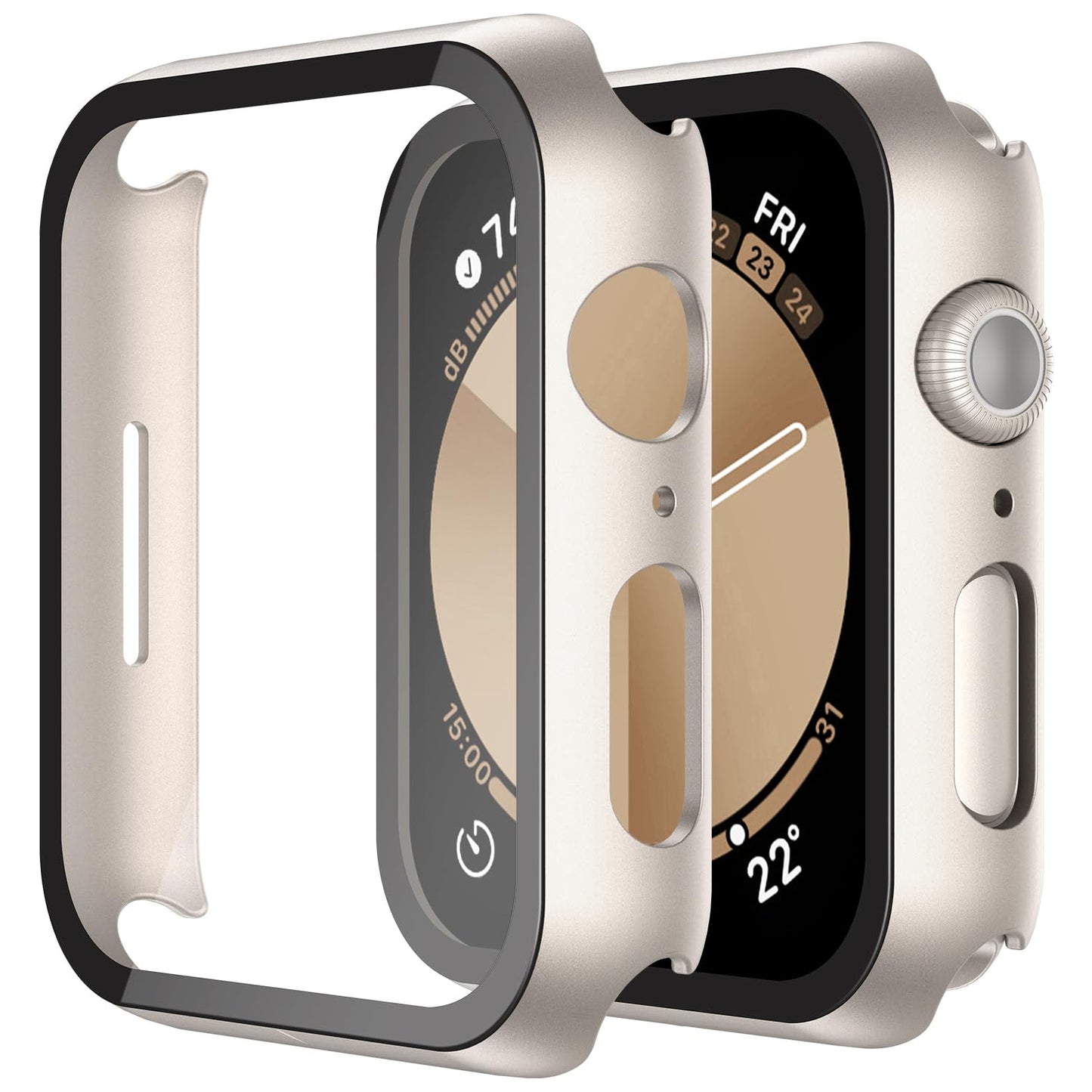 Misxi Case with Screen Protector for 46mm Apple Watch Series 11/10