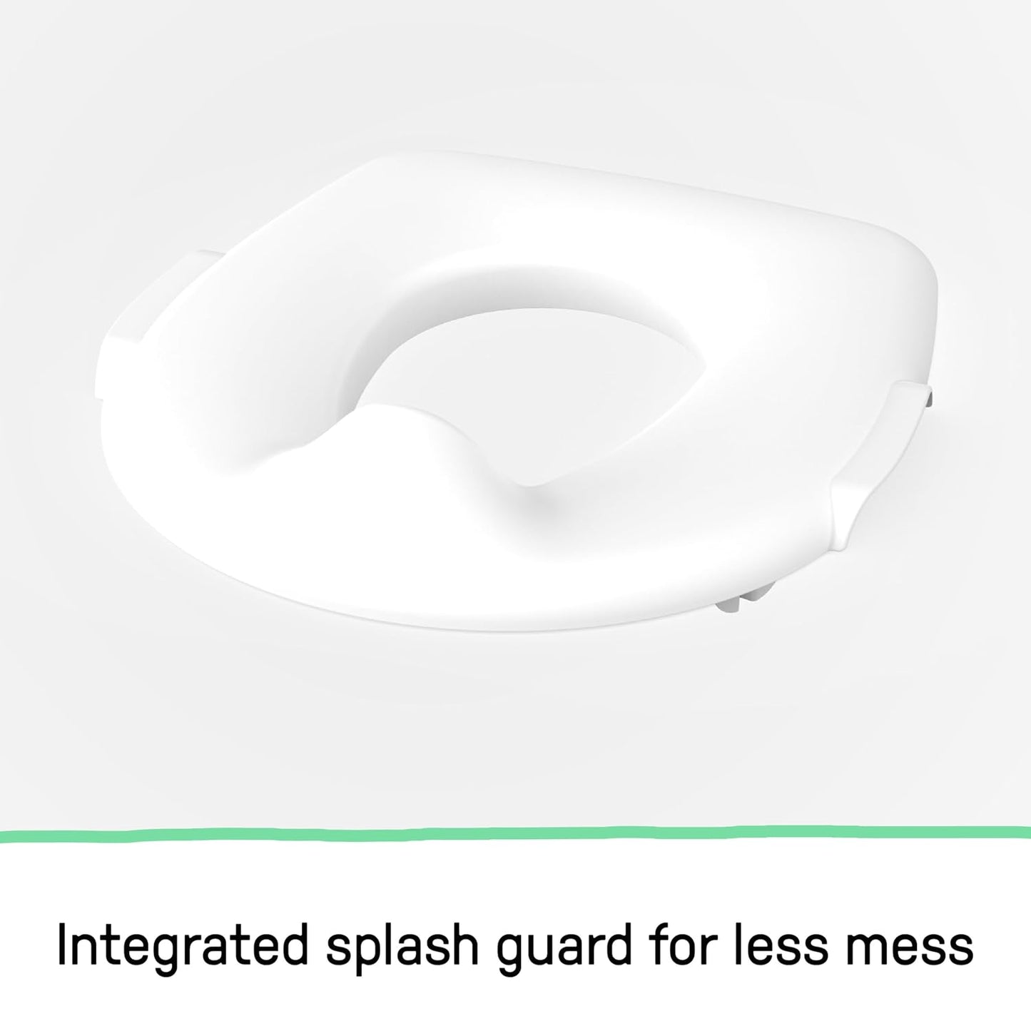 Ingenuity My Size Potty Pro 2-in-1 Potty Training Toilet, Floor Potty with Removable Potty Seat for Standard Toilets, Realistic Flushing Sound, for Toddlers Ages 18+ Months, Up to 50 lb