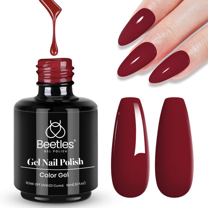 Beetles Purple Gel Nail Polish, 1 Pcs 15ml Purple Gel Polish
