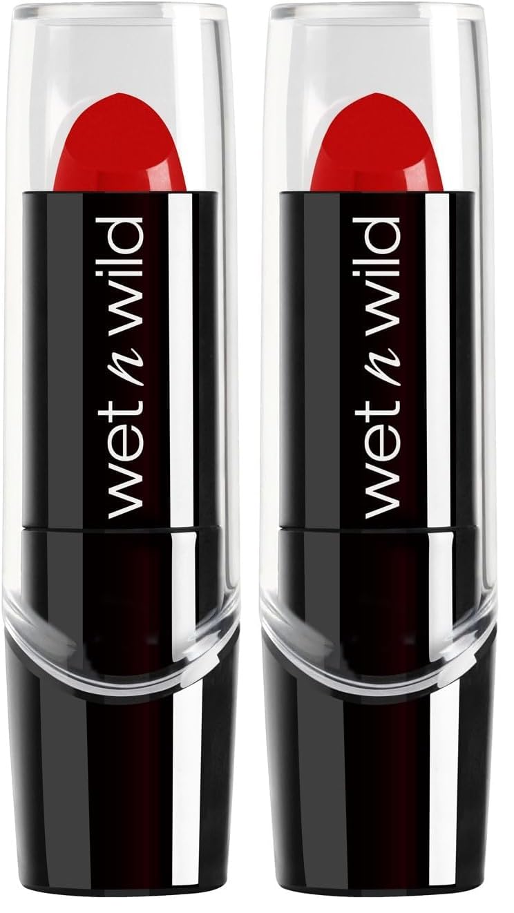 wet n wild Silk Finish Lipstick, Hydrating Rich Buildable Lip Color, Formulated with Vitamins A,E, & Macadamia for Ultimate Hydration, Cruelty-Free & Vegan - A Short Affair