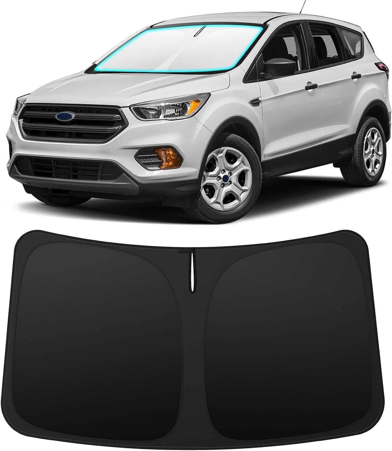 INSAUTO Custom Fit Windshield Sun Shade for Nissan Frontier 2005-2021