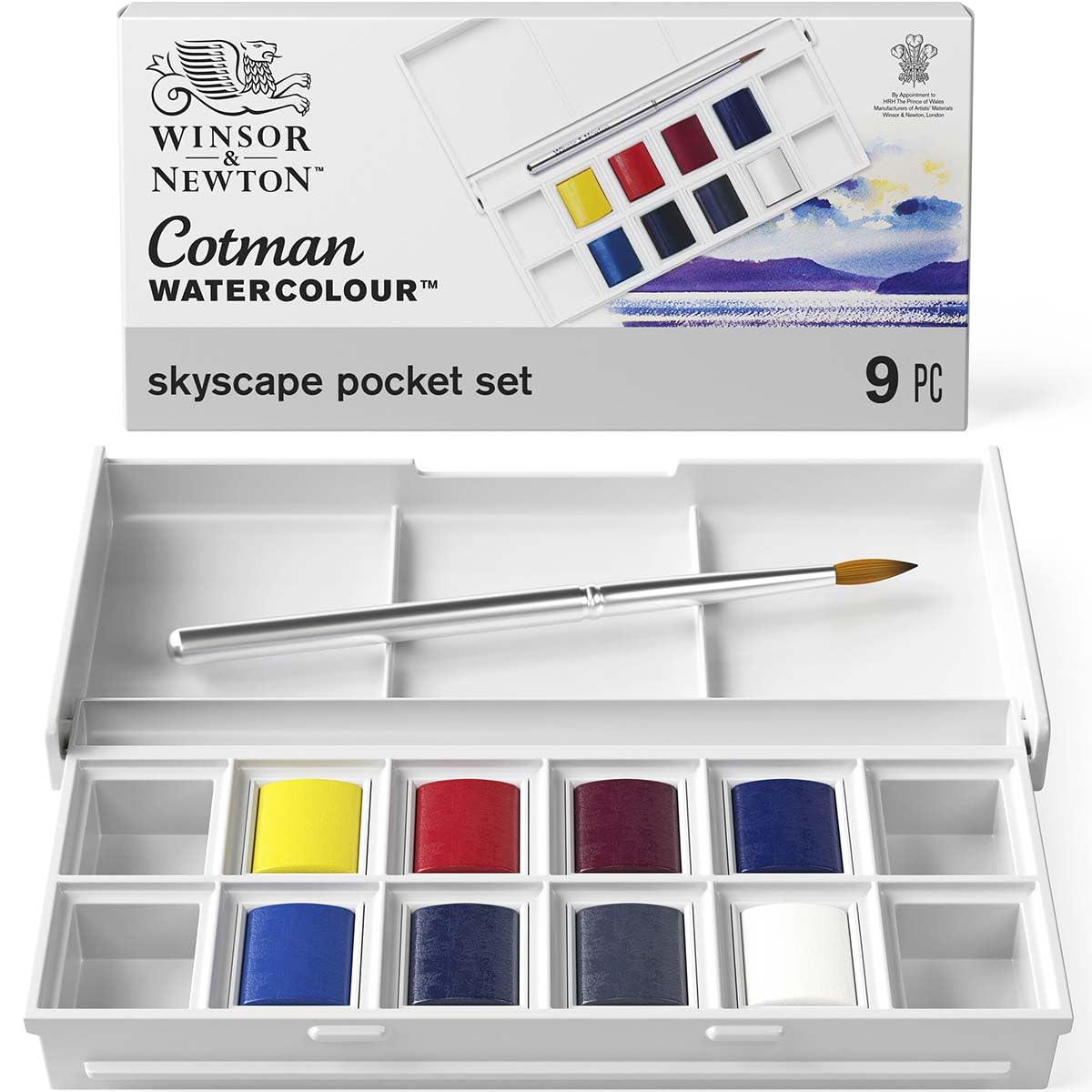 Winsor & Newton Cotman Watercolor Paint Set, Sketchers' Pocket Set
