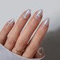 BTArtbox Press On Nails, Vanilla Cream, Short Square, Ombre Peach, 32Ct