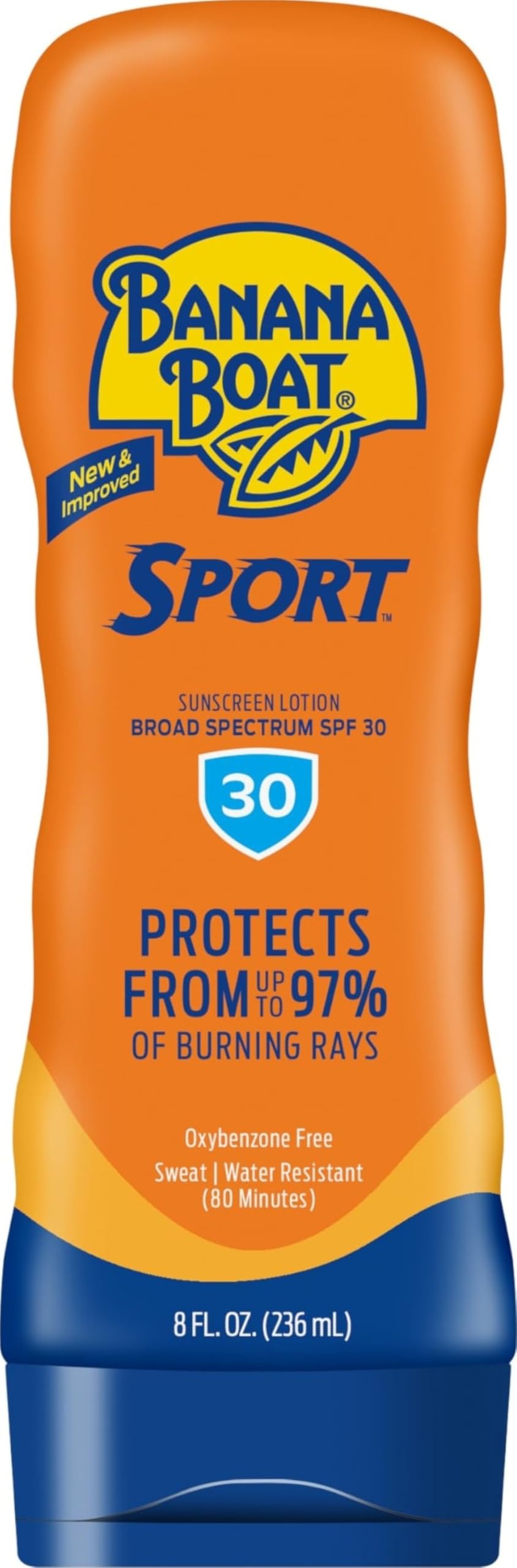 Banana Boat Sport Ultra Sunscreen Lotion SPF 30, Travel Size 3oz Twin Pack, Sweat & Water Resistant Sunblock for Active Lifestyle(Pack of 2)