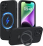 Miracase Magnetic for iPhone 16 Pro Case, Silicone, Black