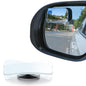 LivTee Blind Spot Mirror, 2" Round HD Glass Frameless Convex Rear View Mirrors Exterior Accessories with Wide Angle Adjustable Stick for Car SUV and Trucks, Pack of 2