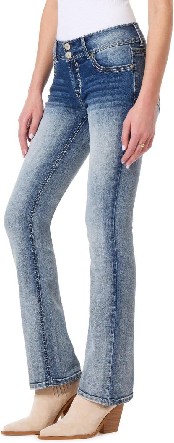 WallFlower Luscious Curvy Bootcut Jeans for Women, Sizes 0-24