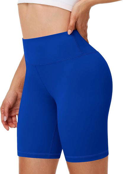 Runhit Women's Workout Biker Shorts - 3"/5"/8" High Waisted Tummy Control Spandex Booty Shorts for Volleyball Gym Yoga Dance
