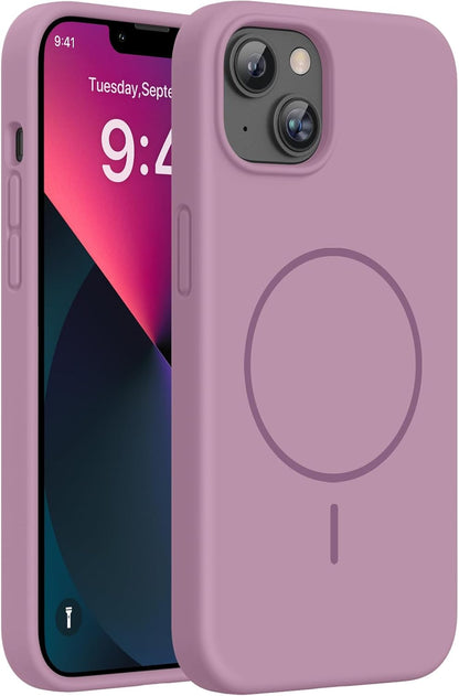 Miracase Magnetic for iPhone 16 Pro Case, Silicone, Black