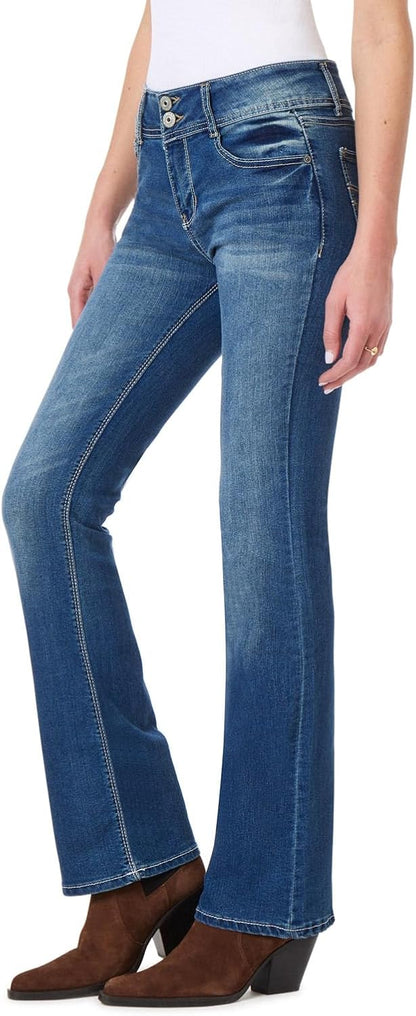 WallFlower Luscious Curvy Bootcut Jeans for Women, Sizes 0-24