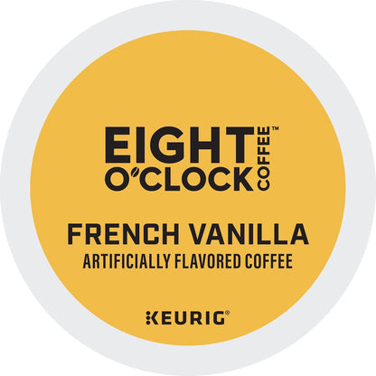 Eight O'Clock Coffee Hazelnut, Single-Serve Keurig K-Cup Pods, Flavored Medium Roast Coffee Pods, 96 Count