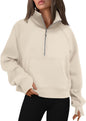 AUTOMET Womens Sweatshirts Half Zip Fleece Pullover Fall Outfits