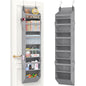 Lifewit 1 Pack Over the Door Organizer, 5 Section Hanging Storage, Beige