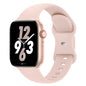 Sport Band Compatible with Apple Watch 38mm 40mm 41mm 42mm 44mm 45mm 46mm 49mm, Replacement Soft Silicone Strap Wristbands for iWatch Series 11/10/9/8/7/6/5/4/3/2/1 Ultra SE Women Men, Space Gray