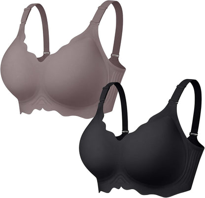 OEAK Women Value Series Jelly Bras Wireless Pushup Convertible Bra