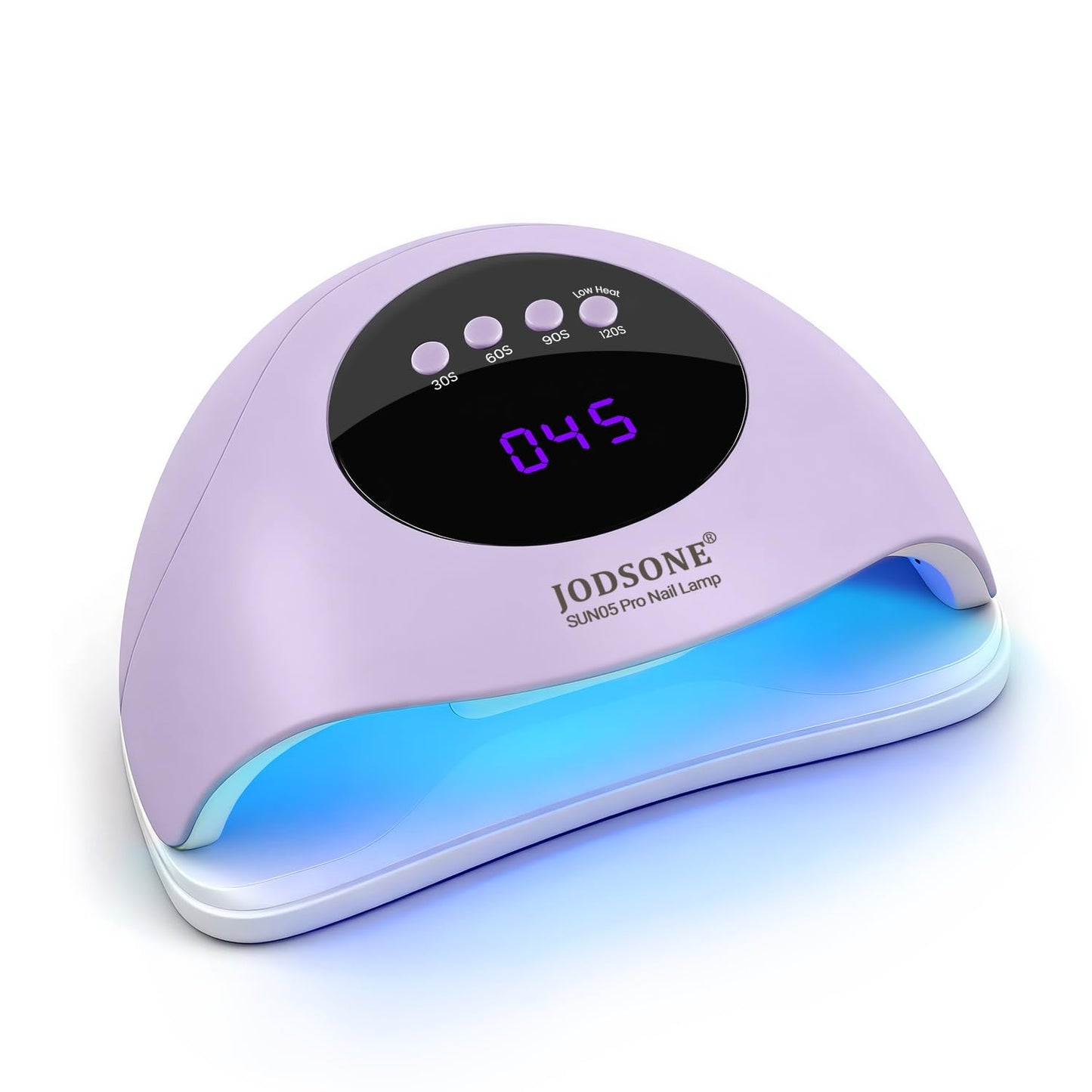 JODSONE U V LED Nail Lamp with Base Coat Top Coat Set, Nail Dryer for Gel Polish for Nails with Automatic Sensor & 4 Timers