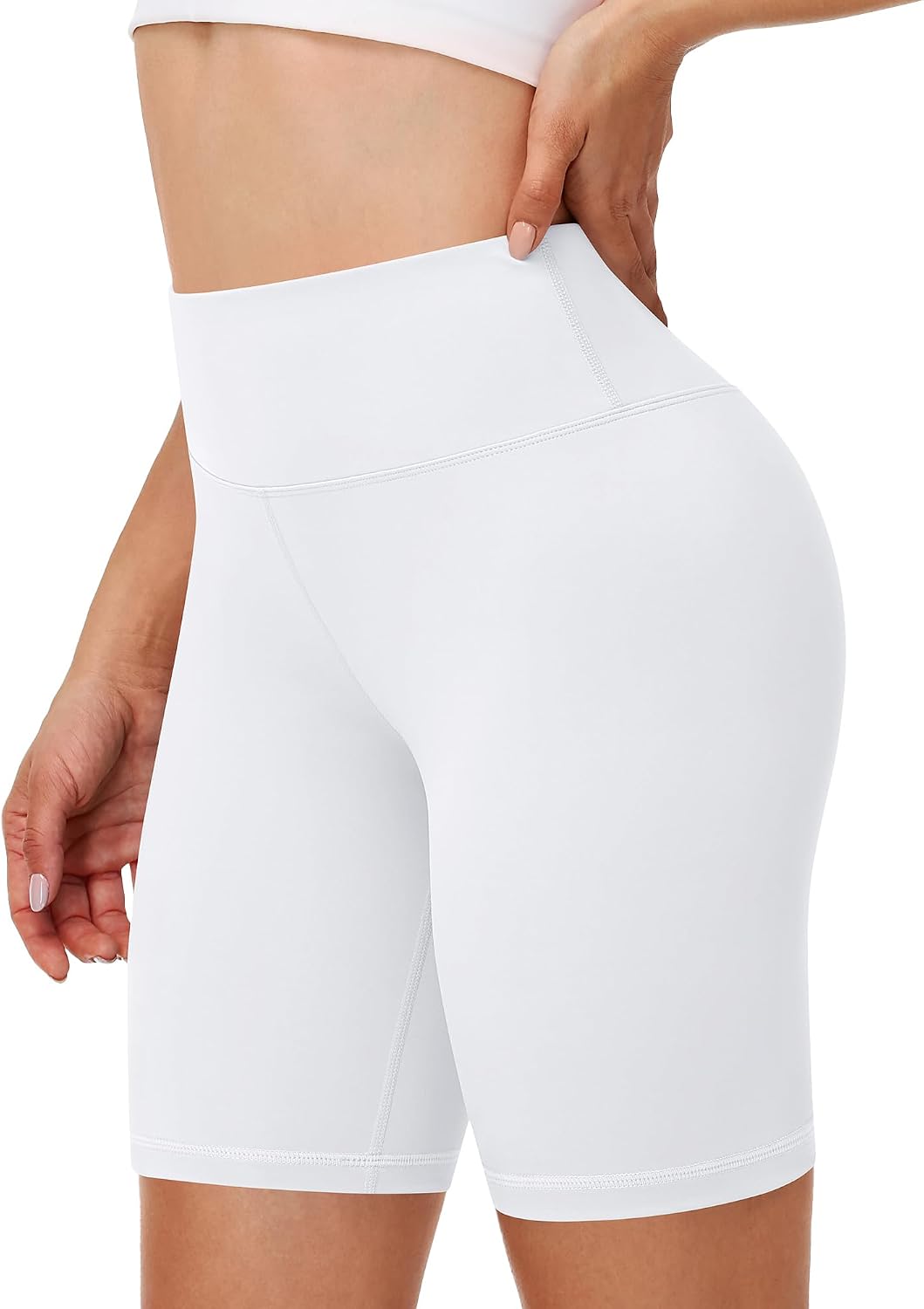 Runhit Women's Workout Biker Shorts - 3"/5"/8" High Waisted Tummy Control Spandex Booty Shorts for Volleyball Gym Yoga Dance