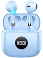 Wireless Earbuds, Bluetooth 5.4 Ear Buds, LED Power Display, 6D Bass Stereo
