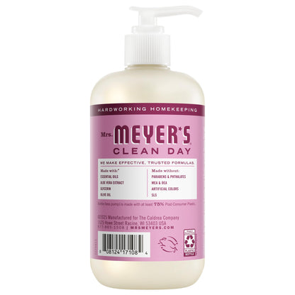 MRS. MEYER'S CLEAN DAY Hand Soap, Basil Scent, 12.5 Fl Oz Bottle - 3 Pack