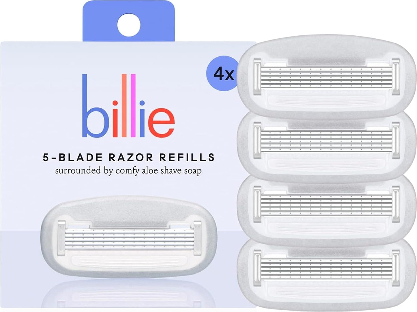 Billie Razor Refills Women, 4 ct