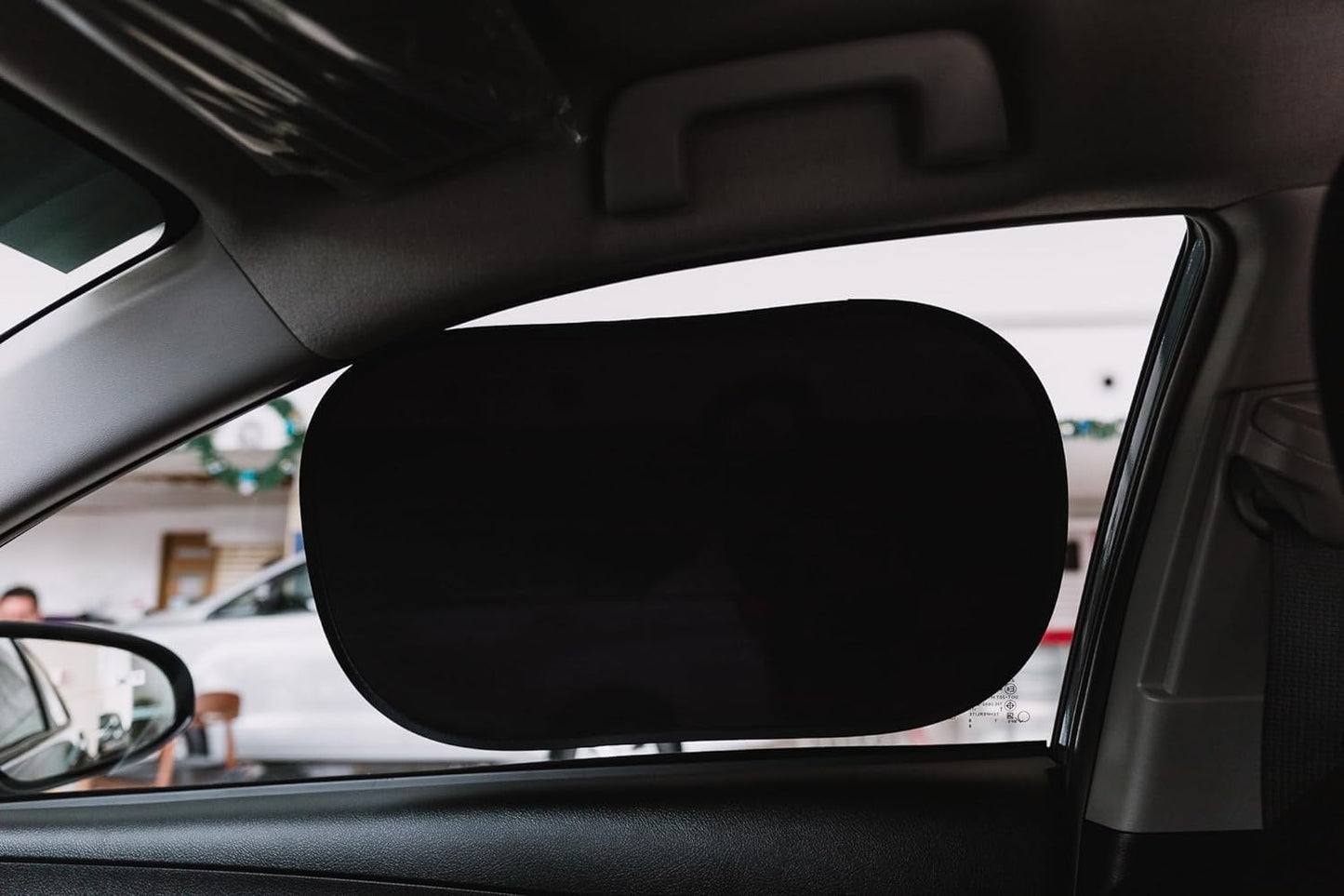 Car Window Shades - Certified 99.79% UVA & 99.95% UVB sun protection. Award winning car sun shade for side windows. 4 Pack (2 Transparency options) 20" x 12" -window shade for car baby by Kinder Fluff