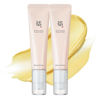 Beauty of Joseon Revive Eye Serum with Retinal Niacinamide Correction for Puffy Eye Bags Fine Lines Dark Circles Wrinkles, Korean Skin Care 30ml, 1.01 fl.oz