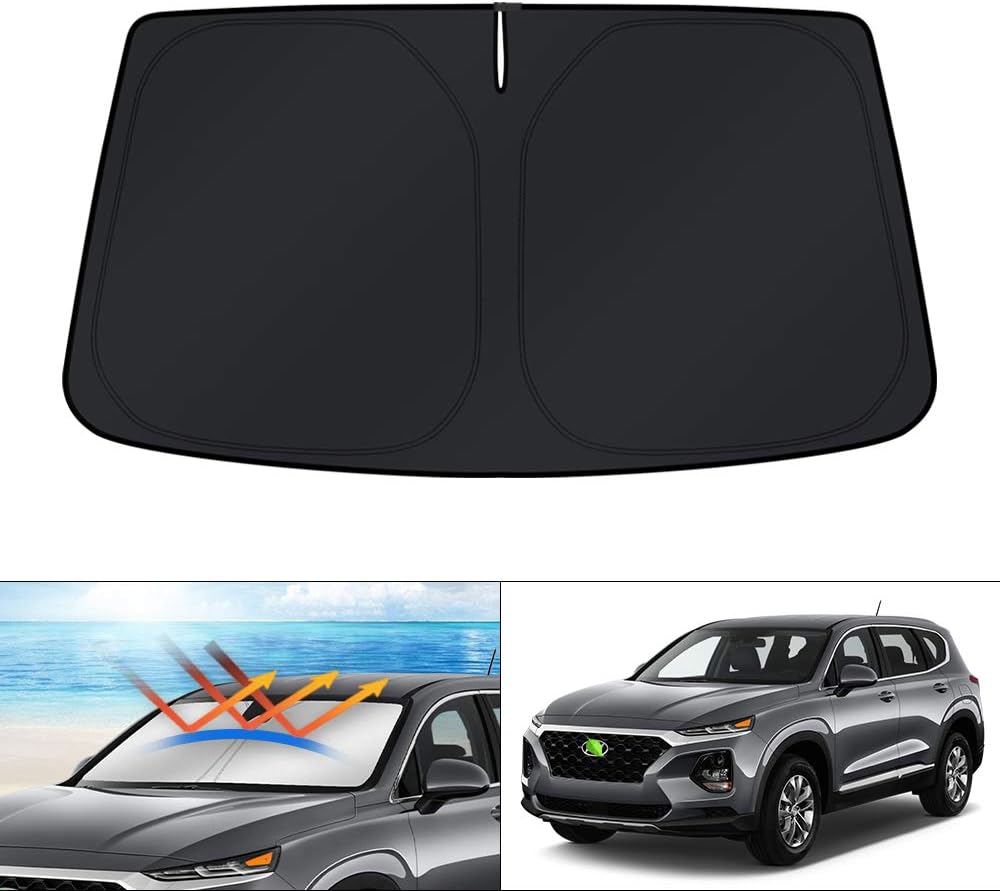 KUST Windshield Sun Shade for 2016 2017 2018 2019 2020 2021 2022 BMW X1 F48 Accessories Custom Fit Sunshade Foldable Window Sun Visor Protector Blocks UV Rays Keep Your Car Cooler