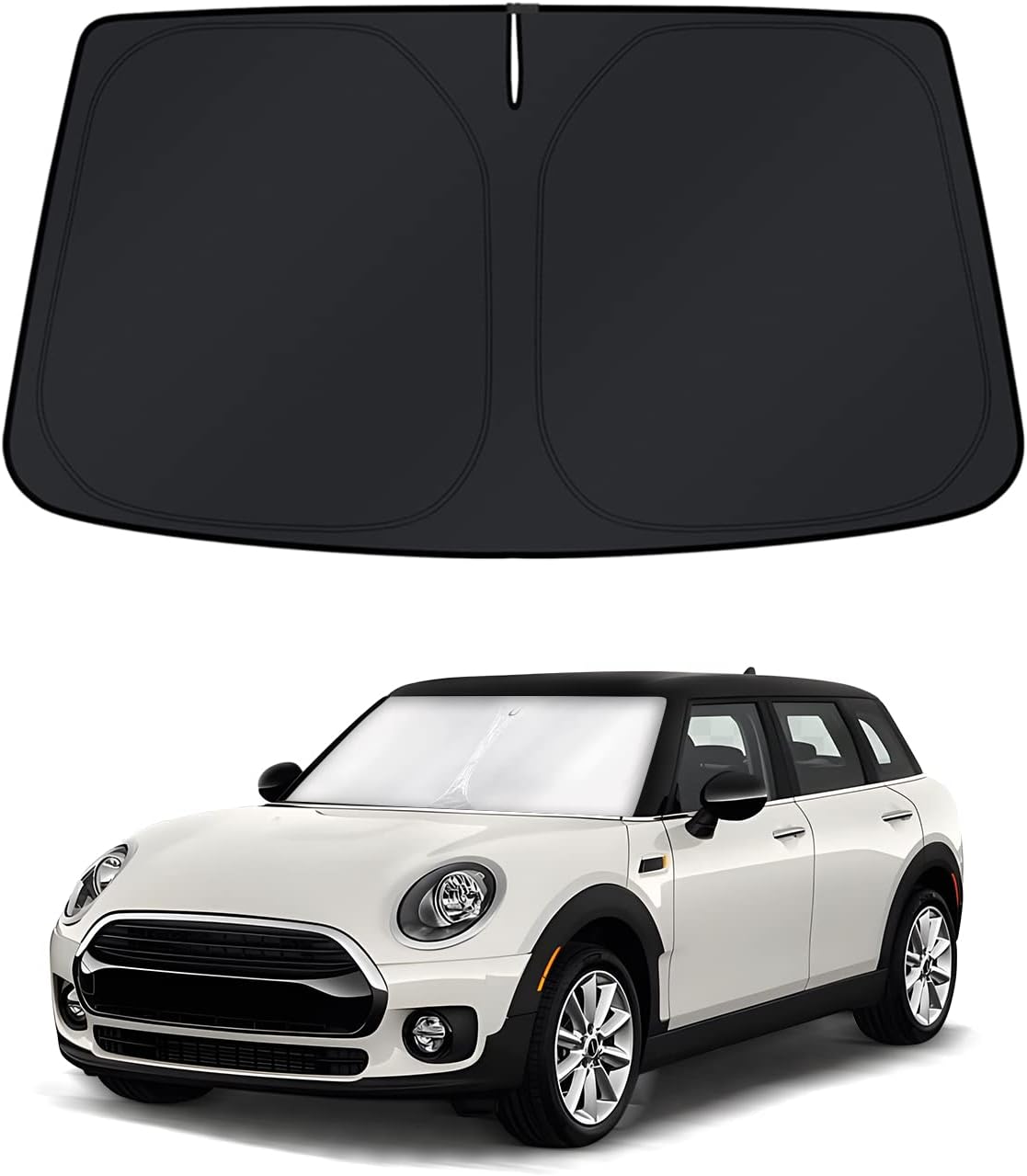 KUST Windshield Sun Shade for 2016 2017 2018 2019 2020 2021 2022 BMW X1 F48 Accessories Custom Fit Sunshade Foldable Window Sun Visor Protector Blocks UV Rays Keep Your Car Cooler