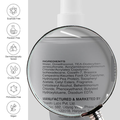 Bare Anatomy Nature x Science Rosemary Water Spray for Hair Growth & Hair Thickness with Rice Water |100% Natural Extract | Soft & Smooth Hair| Controls Hairfall| Non-Greasy & Fast Absorbing | 200ml