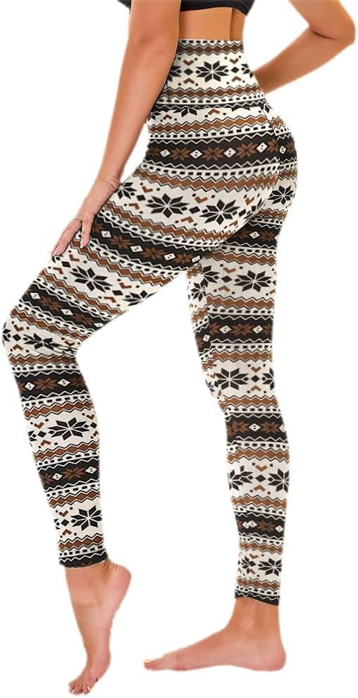 TNNZEET High Waisted Leggings for Women - No See Through Tummy Control Cycling Workout Yoga Pants with Pockets Reg & Plus