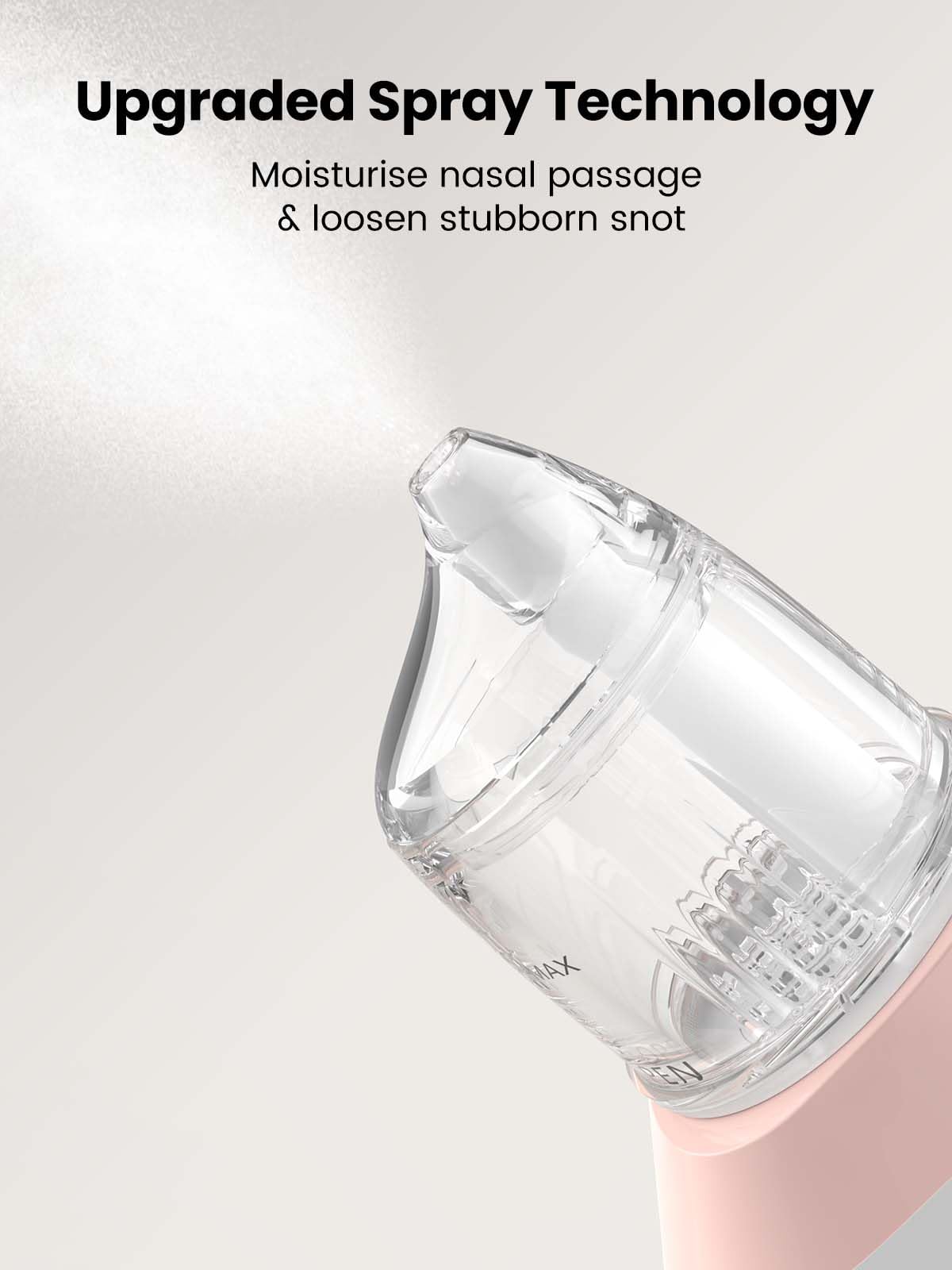 GROWNSY Nasal Aspirator for Baby, Electric Nose Sucker, Powerful Suction